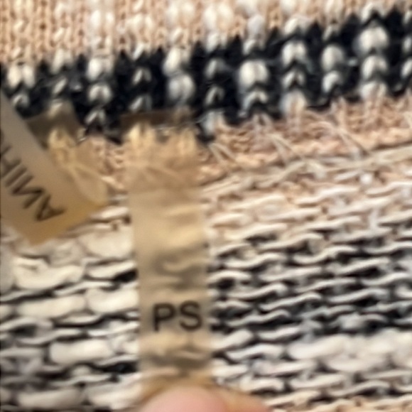 Soft Surroundings Boatneck Striped Knit Sweater Small Petite - Picture 5 of 7
